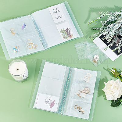 2 комплект 2-х видов прозрачных мешков для хранения из ПВХ AJEW-PH0003-02-1