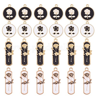 Подвески из сплава эмали 40шт 4 стиля JX132A-1