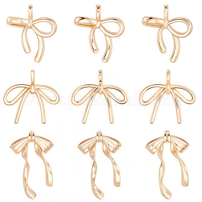 12шт 3 стиля латунные подвески KK-BBC0020-27-1