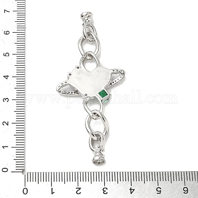 Застежки-защелки из натуральной латуни KK-U059-30P-1