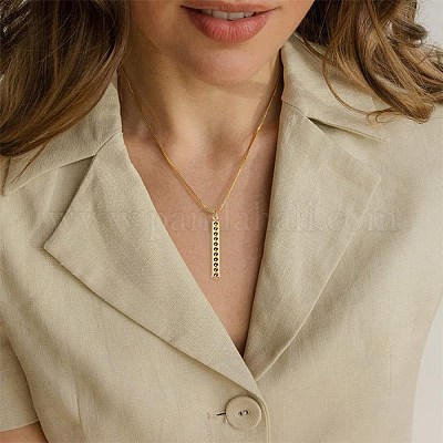 18 шт. подвеска-кабошон из нержавеющей стали 304 двух цветов&nbsp;FIND-AR0004-95-1