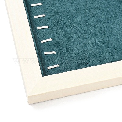 Прямоугольные подвесные ожерелья из ткани из микрофибры NDIS-E023-01-1