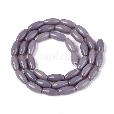 Непрозрачное стекло бисер нитей&nbsp;GLAA-T028-15P-01-1