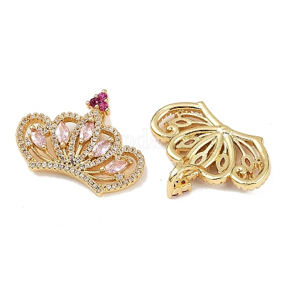 Латунные микро проложить кубического циркония подвески KK-S526-09G-B-1