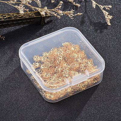 Многолепестковые железные бусинки&nbsp;IFIN-YW0001-12G-1