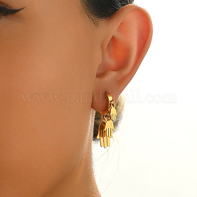 Элегантные серьги-люстры из нержавеющей стали 201 ZD9069-1-1