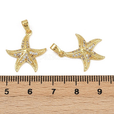 Латунные микро проложить кубического циркония подвески KK-C093-17B-G-1