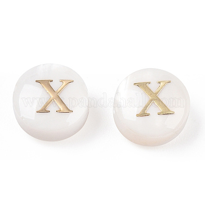 Бусины из натуральных пресноводных ракушек SHEL-N036-01X-1