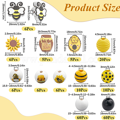 12 стиль окрашенные бусины из натурального дерева WOOD-SP0001-05-1