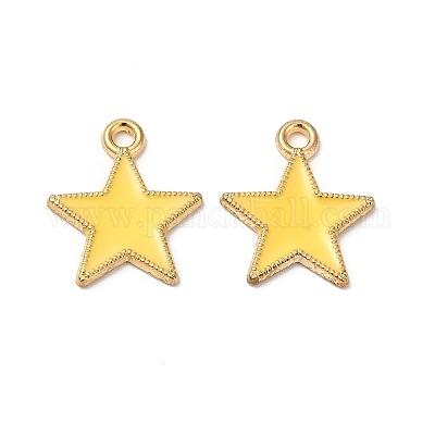 Подвески из эмали и сплава ENAM-C005-01G-04-1