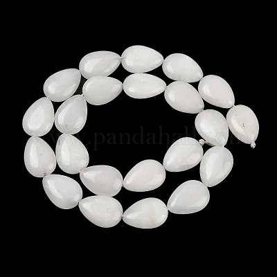 Бусины из натурального белого нефрита G-Z105-B01-01A-1
