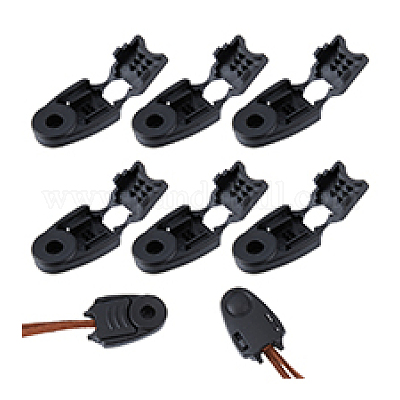 60 шт. ABS-молния с замком-замком на конце шнура FIND-DC0004-62-1