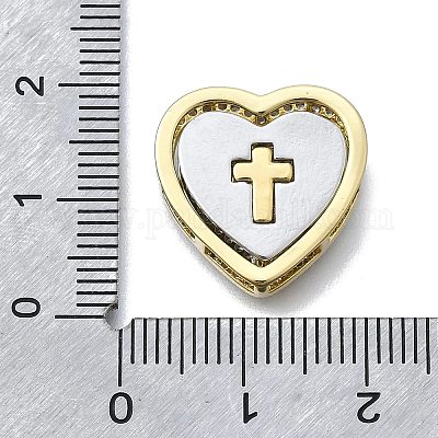 Комплект подвесок из латуни с микропаве из кубического циркония KK-V010-08GP-02-1