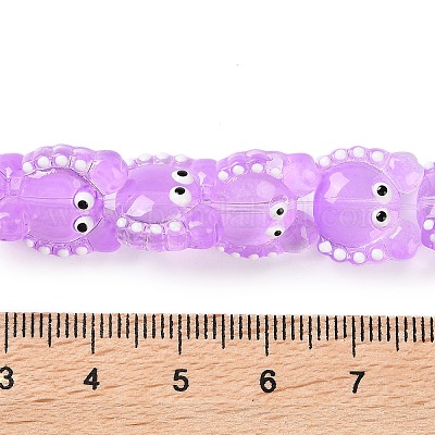 Прозрачные стеклянные бусины LAMP-L078-010D-1