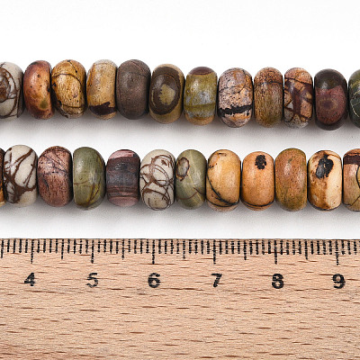 Натуральная полихромная яшма/камень Пикассо/нити бус из яшмы Пикассо G-T140-70A-1