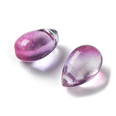 Прозрачные стеклянные амулеты GGLA-M004-05B-03-1