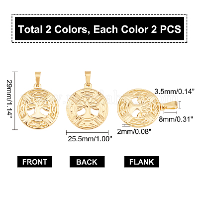 Подвески из нержавеющей стали 304 с вакуумным покрытием pvd STAS-UN0019-13-1