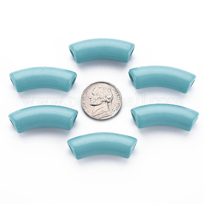 Непрозрачные акриловые бусины MACR-S372-001B-13-4714-1