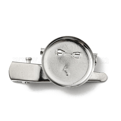 Железная фурнитура заколок крокодил для волос MAK-K021-02A-P-1