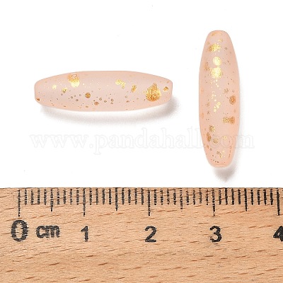 Матовые стеклянные бусины FGLA-L001-001D-1