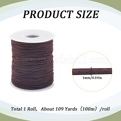 1 рулон 100м полиэстерового эластичного шнура OCOR-SC0001-10B-03-1