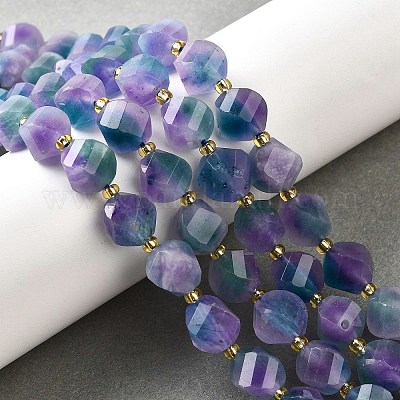 Нити бусин из натурального кварца окрашенные G-U023-A02-16-1