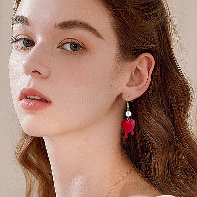 12 шт. подвески из прозрачной смолы на День святого Валентина RESI-BBC0001-02-1