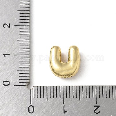 Латунные микро проложить кубического циркония бусы KK-P290-61G-U-1