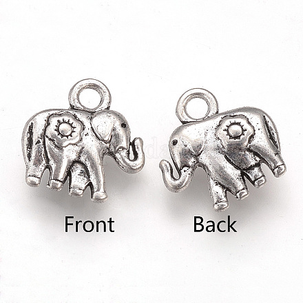 Подвески из сплава в тибетском стиле TIBEP-T002-84AS-RS-1