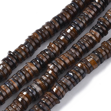 Нити бусин из натуральных пресноводных ракушек SHEL-S278-025B-1