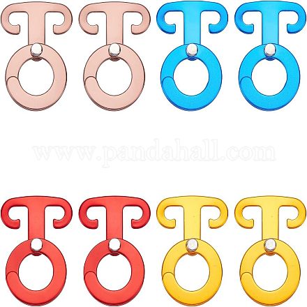 8 шт. 4-цветный алюминиевый сплав TOOL-FH0001-17-1