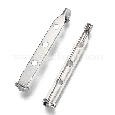 Наборы фурнитуры для брошей из нержавеющей стали 304 STAS-G137-52P-01-1