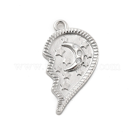 Латунные микро проложить кубического циркония подвески KK-L228-25B-P-1