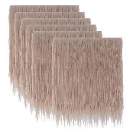 Ткань из квадратов из искусственного меха BJEW-WH0515-11C-1