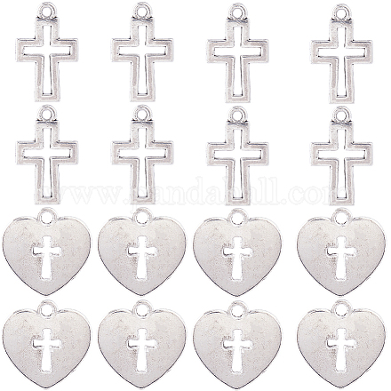 100шт 2 стиля подвески из сплава в тибетском стиле FIND-SC0006-65-1