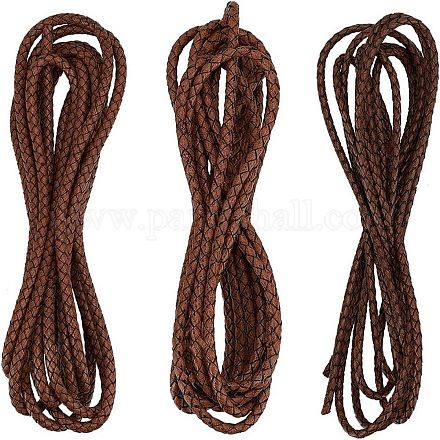 7.5м 3 стиля круглый плетеный кожаный шнур OCOR-AR0001-68-1