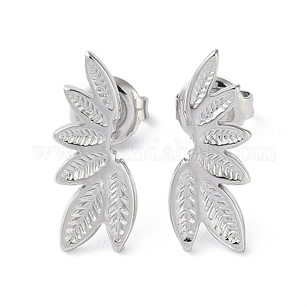 Серьги-гвоздики из нержавеющей стали 304 STAS-Z052-22P-1