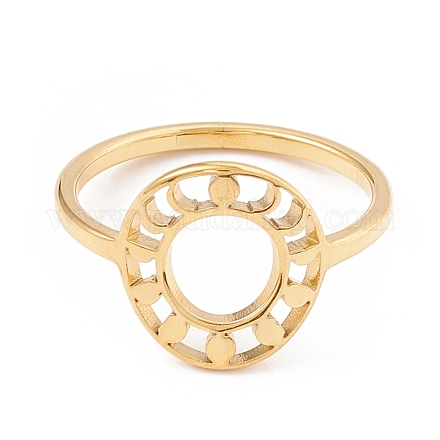 201 кольцо для пальцев из нержавеющей стали RJEW-A006-01G-1