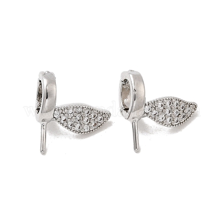 Латунные микро проложить кубического циркония кулон поручительств KK-Z131-03P-1