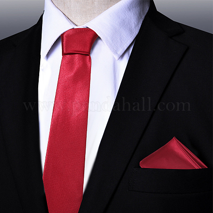 1 шт. полиэстеровые галстуки для мужчин AJEW-DJ0004-45B-1