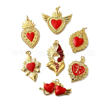 Подвески из эмали и сплава FIND-Z076-02G-1