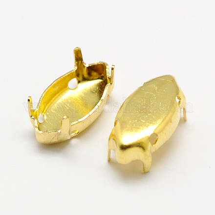 Латунь пришить настройки зубца KK-A126-6x12mm-G-1