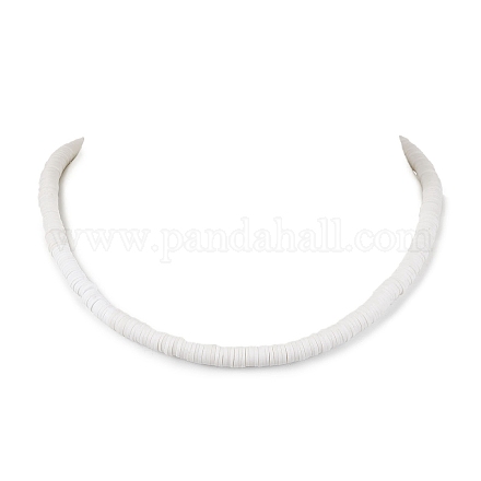 Богемные ожерелья ручной работы из полимерной глины Хейши из бисера NJEW-JN04778-1