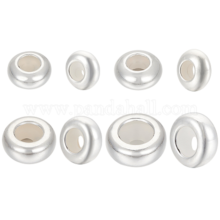8 шт. 4 стиля 925 бусины-разделители из стерлингового серебра STER-BC0002-46-1