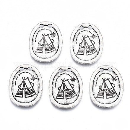 Соединители из сплава в тибетском стиле PALLOY-Q441-069-RS-1