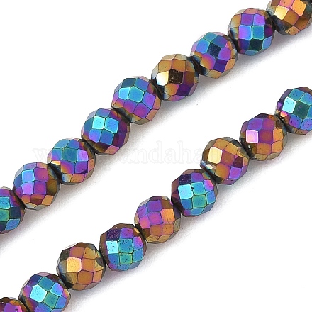 Гальванические нити из синтетических немагнитных гематитовых бусин G-A263-B01-01A-1