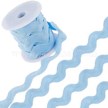 Лента из полиэстера с волнистой бахромой длиной 9 ярд. OCOR-XCP0002-92B-1