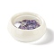 DIY Crystal Epoxy Resin Material Filling, Flower Nail Art Sequins, for Crafts Making, with Disposable Plastic Box, Blue Violet, 5~7x5~7x0.1mm