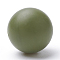 Food Grade Eco-Friendly Silicone Beads, DIY Necklaces Making, Round, Dark Olive Green, 14~15mm, Hole: 2mm