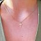 Cross Alloy Pendant Necklaces, Golden, 15.75 inch(40cm)